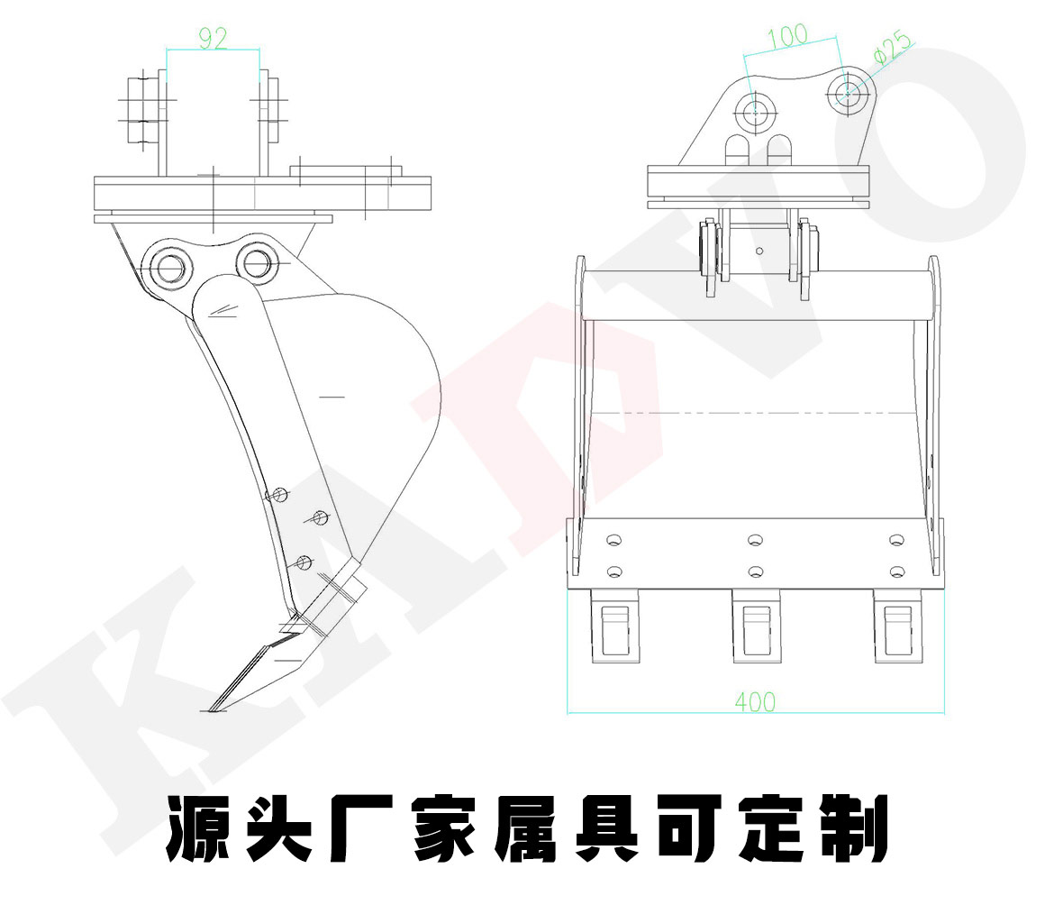 旋轉挖斗尺寸 旋轉挖斗尺寸