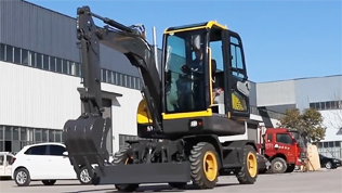 KV30小型輪式挖掘機