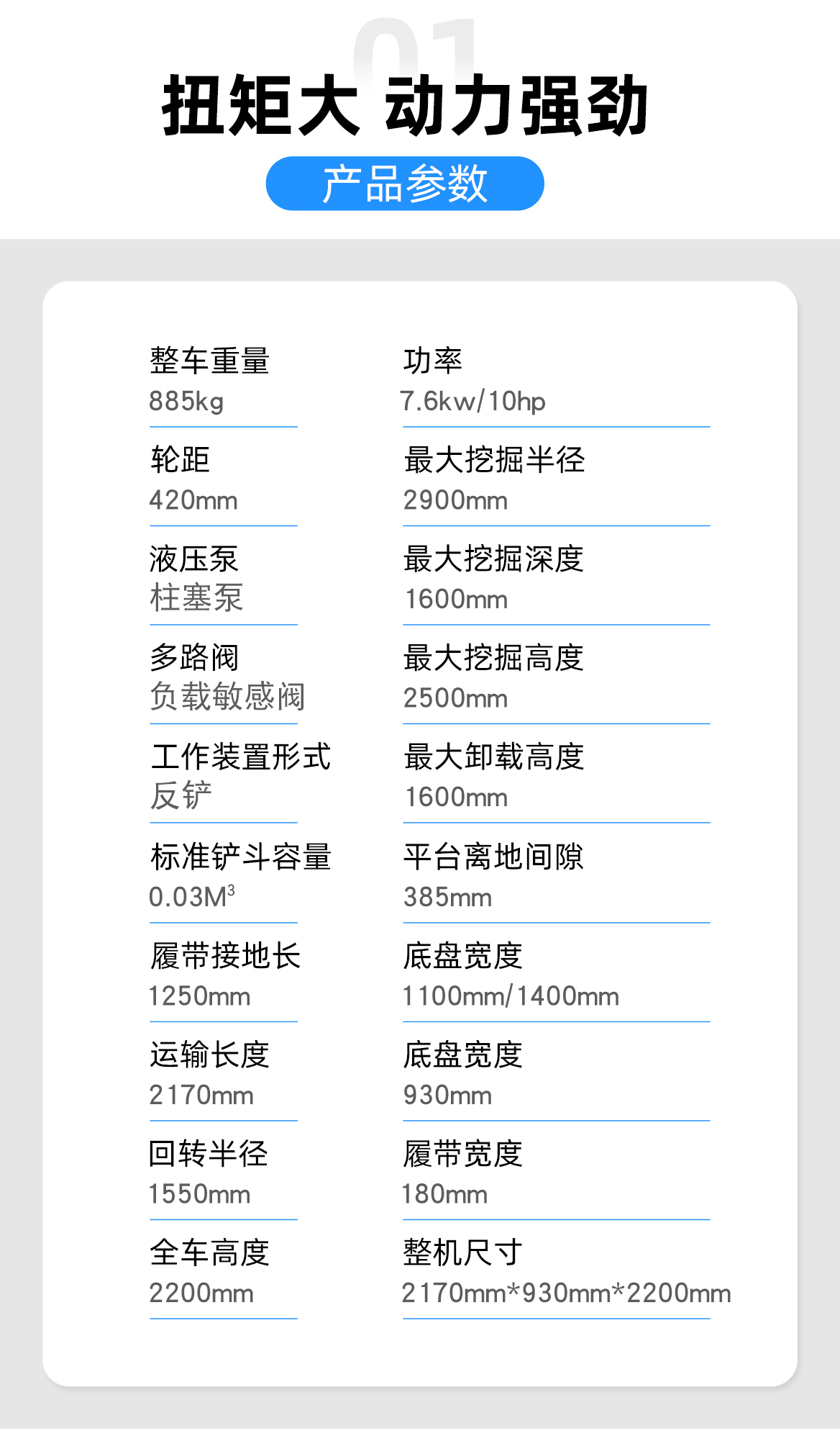 KV12B 小型挖掘機