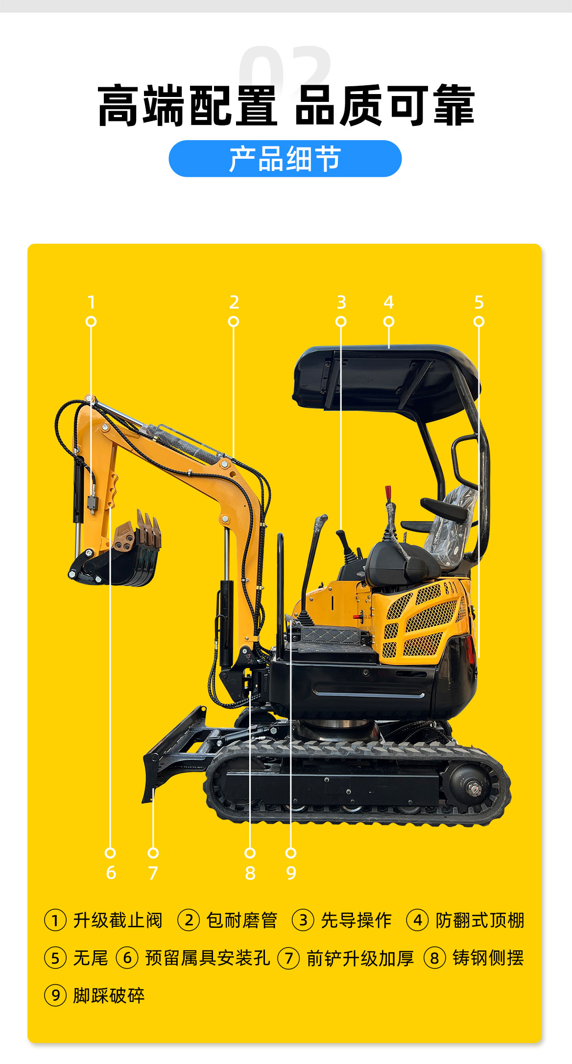 KV13Plus 小型挖掘機