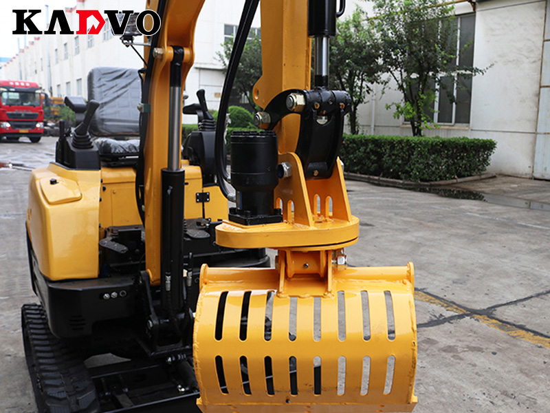 小型挖掘機篩斗使用場合